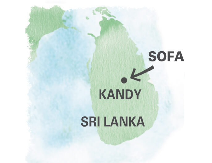 Carte coopÃ©rative SOFA au Sri Lanka - poivre vert